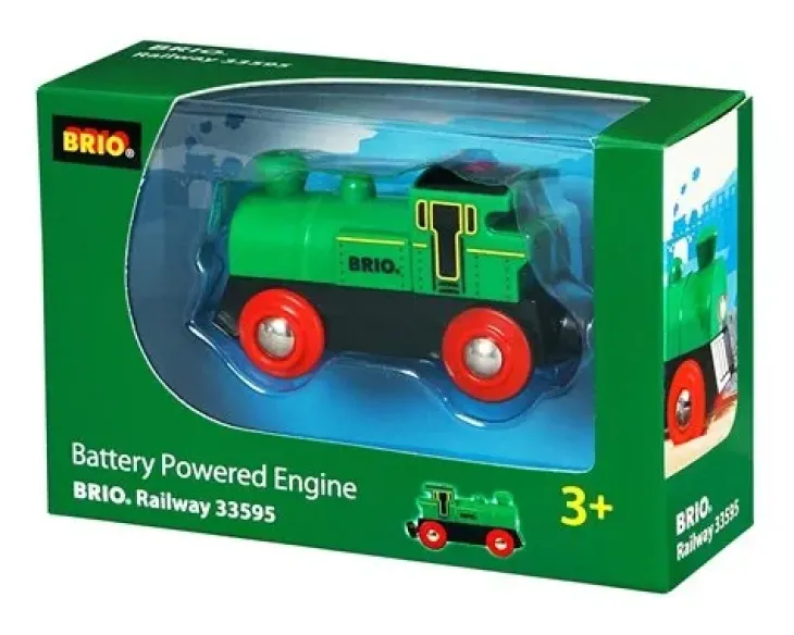 Brio 33595 vihreä paristoveturi