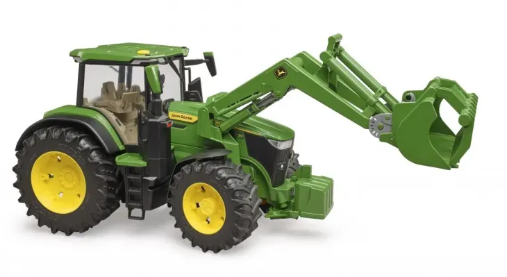 Bruder john deere 7r 350 etukuormaajalla