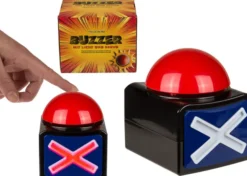 Buzzer valolla ja äänellä