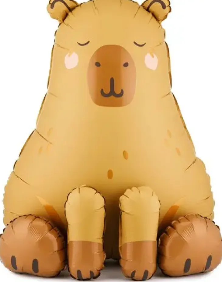 Capybara istuva foliopallo 63x80cm