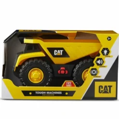 Cat though machines dump truck