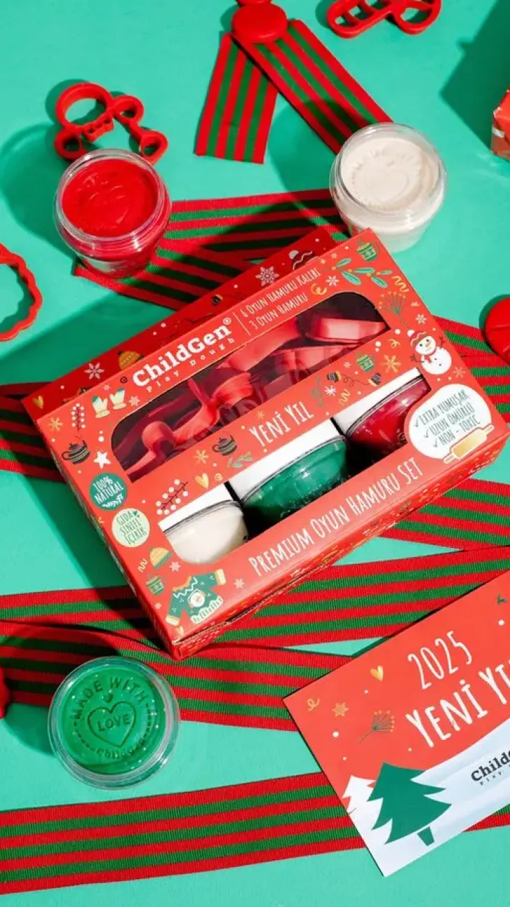Childgen muovailuvahasetti christmas