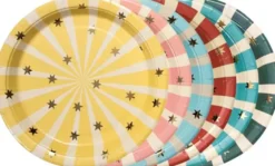 Circus lautaset 6kpl 18x18 cm