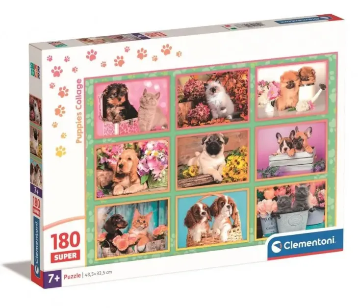 Clementoni eläinvauvat 180 palaa
