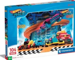 Clementoni hot wheels let's race 104 p
