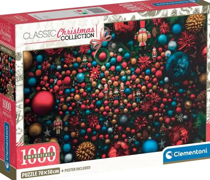 Clementoni impossible christmas 1000p