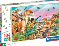 Clementoni land of dinosaurs 104 palaa