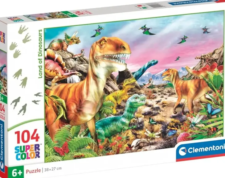 Clementoni land of dinosaurs 104 palaa