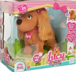 Club petz lucy laulava ja tanssiva koira