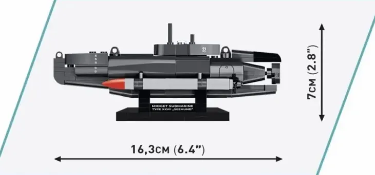 Cobi ww2 u-boat seehund