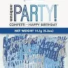 Confetti happy b-day sininen