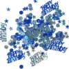 Confetti happy b-day sininen