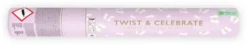 Confettitykki perhosilla white