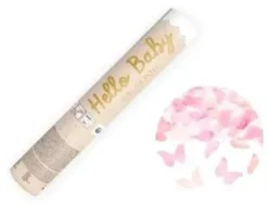 Confetti tykki pieni pinkki
