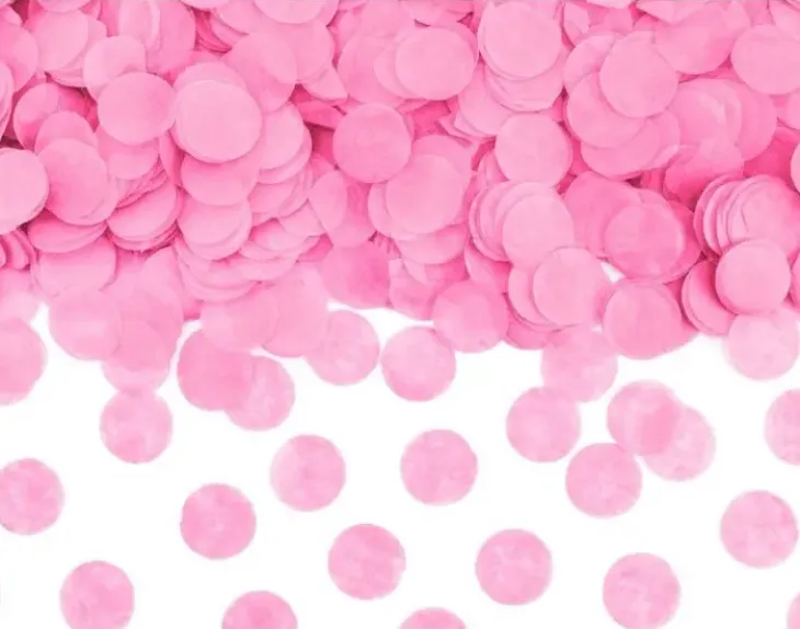 Confetti tykki pinkki