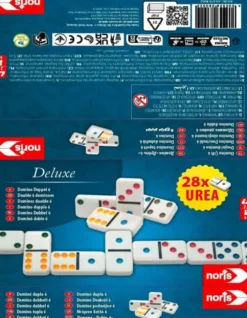 Deluxe double 6 domino