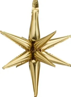 3d foil balloon star, 105cm, gold