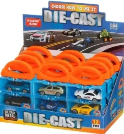 1:64 die-cast 3 kpl autosetti