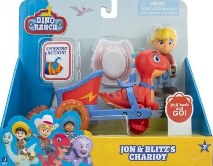Dino ranch ajoneuvosetti ja hahmo