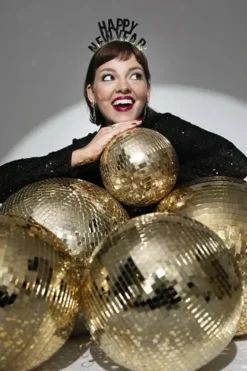Disco peili pallo champagne gold 40 cm