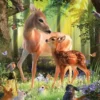 3d kortti bambi aamun koitteessa