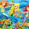 3d kortti mermaid magic