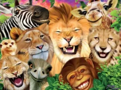 3d livelife postcards - safari smilesby