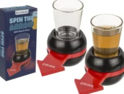 Drinking game, spin-the-arrow