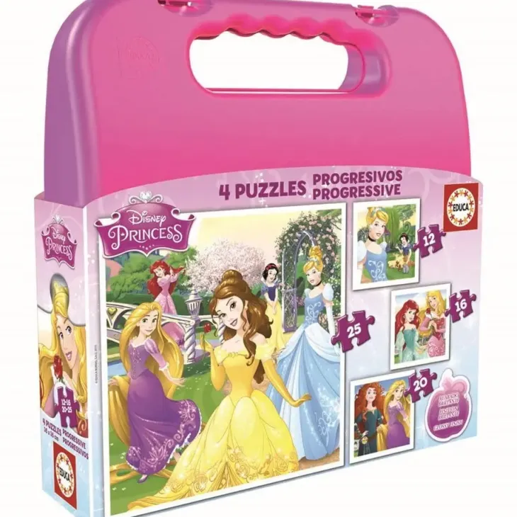 Educa 12-16-20-25 disney princess salkku