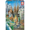 Educa 1000p gaudi collage miniature