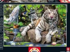 Educa 1000p white tigers