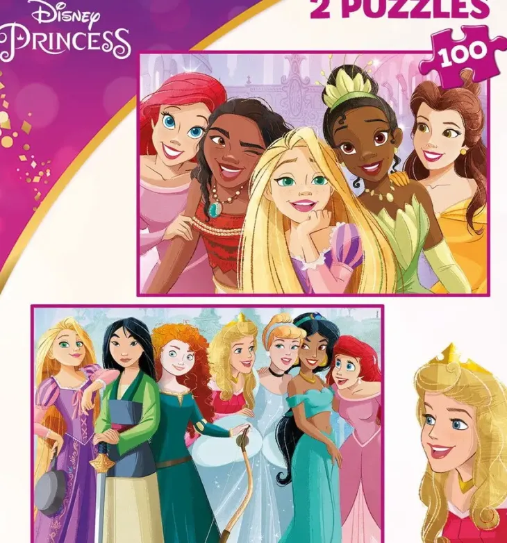Educa 2x100 disney princess