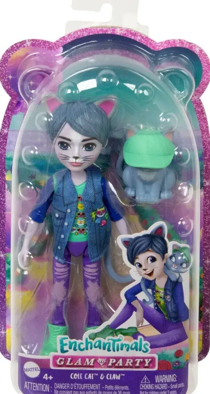 Enchantimals glam party cole cat