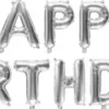 Festi foliokirjaimet happybirthday hopea