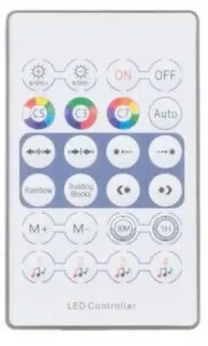 Finnlumor neon rgb-valo 5 m kaukosäätime