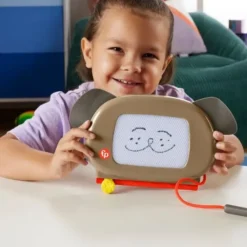 Fisher price magneettipiirtotaulu koira