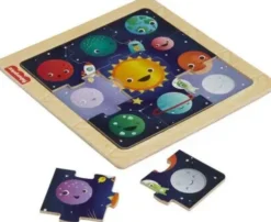 Fisher price puinen palapeli avaruus 10p
