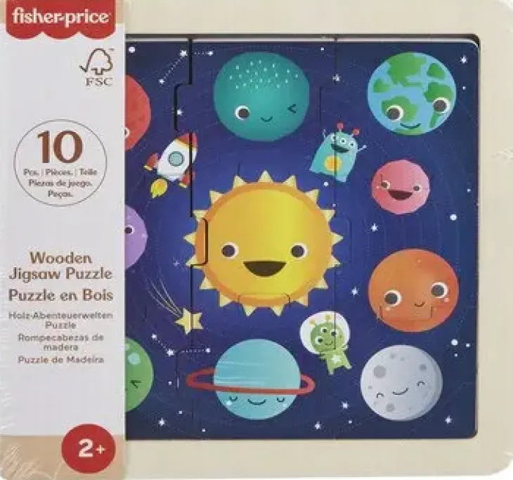 Fisher price puinen palapeli avaruus 10p