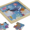 Fisher price puinen palapeli meri 10 p