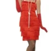 Flapper asu punainen s