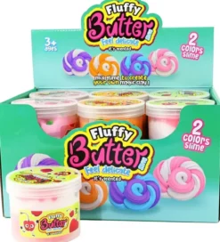 Fluffy butter slime scented