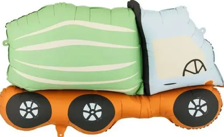 Foliopallo betoniauto