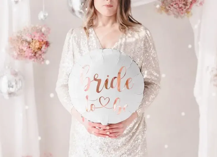 Foliopallo bride to be 45 cm