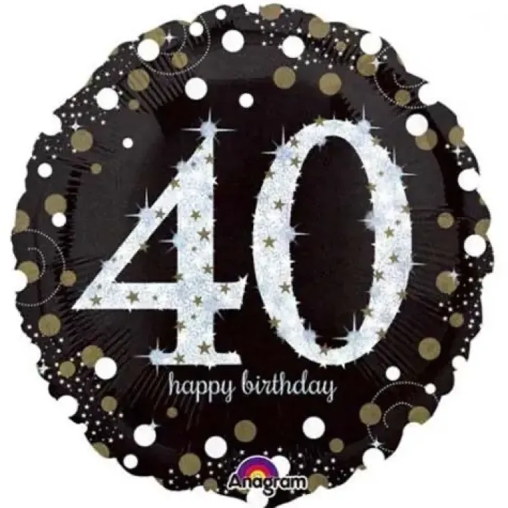 Foliopallo happy b-day 40 43cm