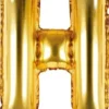 Foliopallo h kirjain 35cm kulta