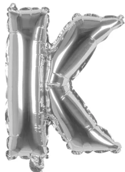 Foliopallo k kirjain 36 cm