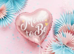 Foliopallo mom to be pinkki 35cm