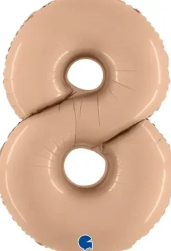 Foliopallo numero 8, beige 102cm