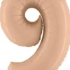 Foliopallo numero 9, beige 102cm