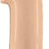 Foliopallo numero 1 beige 102cm